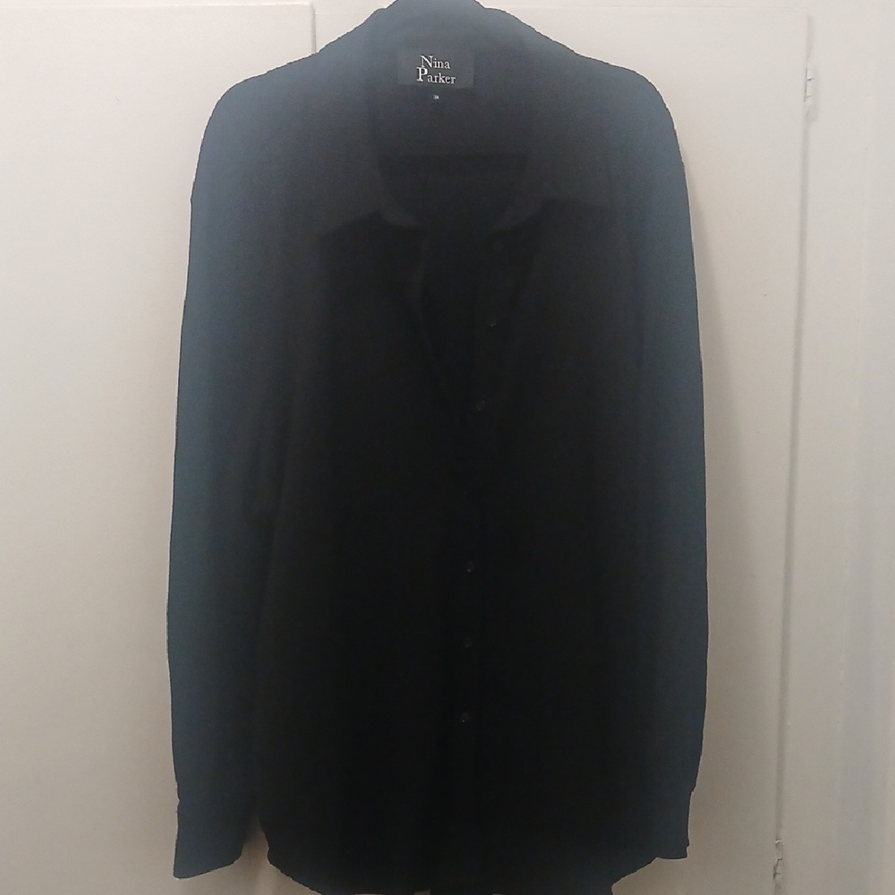 Nina Parker Black Women's Top